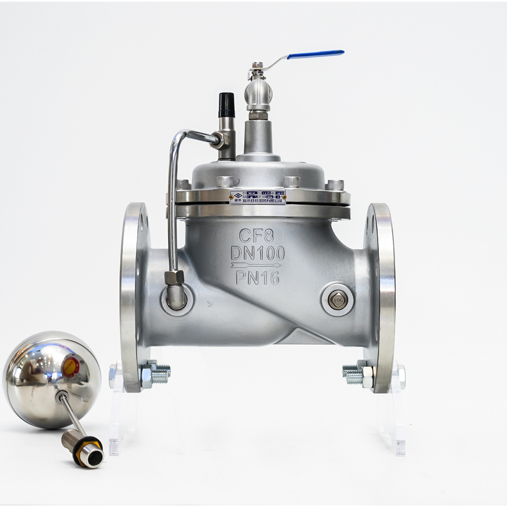 วาล์วลูกลอยควบคุมระยะไกลสแตนเลส 100X-16P